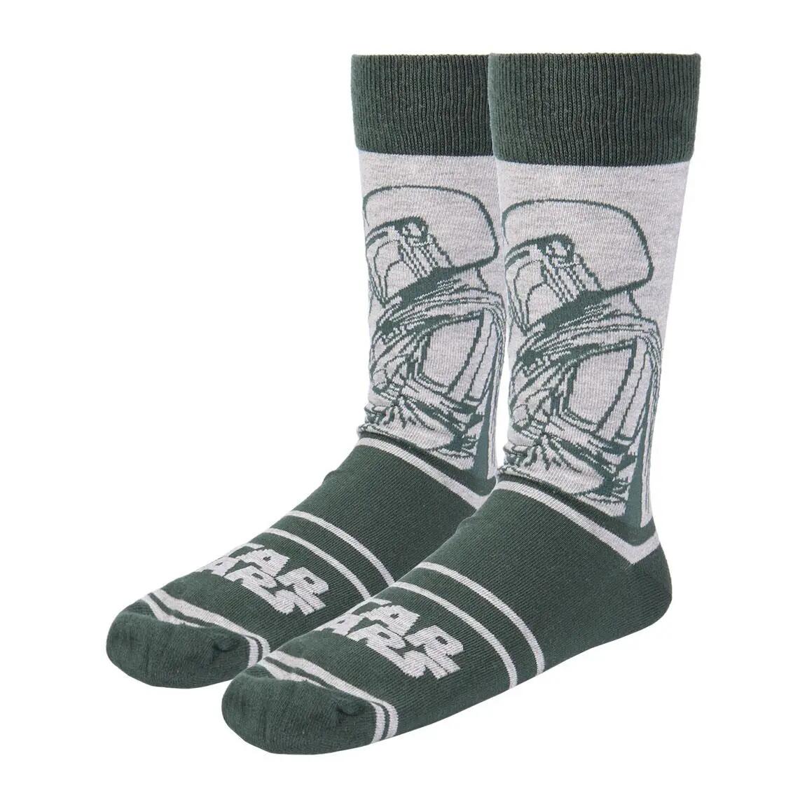 3er-Pack Kindersocken The Mandalorian aus Baumwolle, Mehrfarbig 4/5