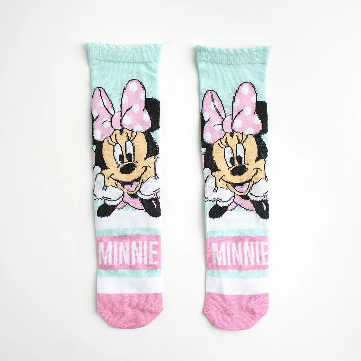3er-Pack Kindersocken Minnie Mouse aus Baumwolle, Mehrfarbig 2/6