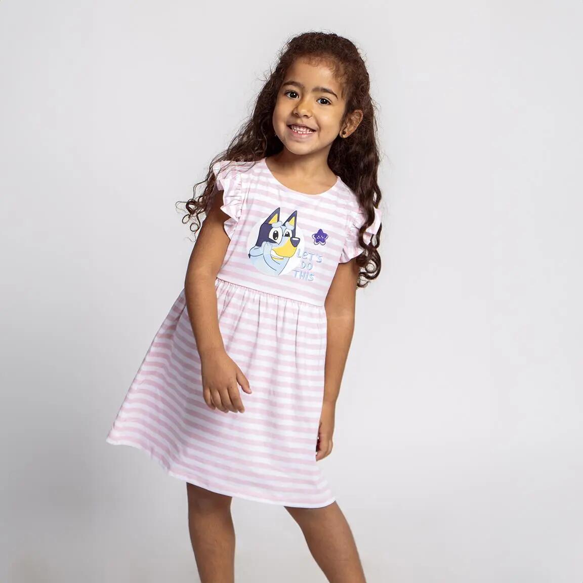 Kinderkleid Bluey aus Single-Jersey, Mehrfarbig 4/6