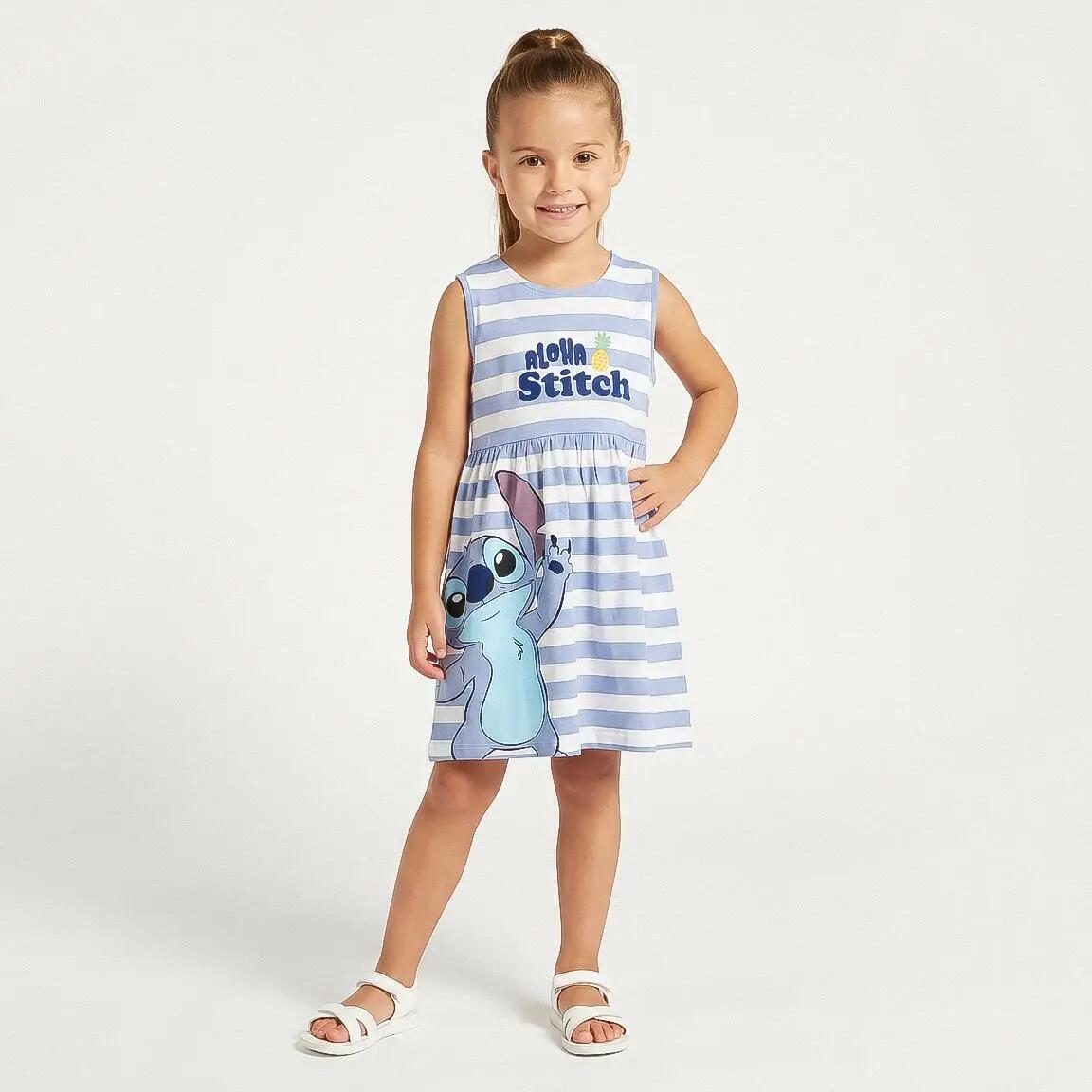 Kinderkleid Stitch aus Single-Jersey, Mehrfarbig 5/7