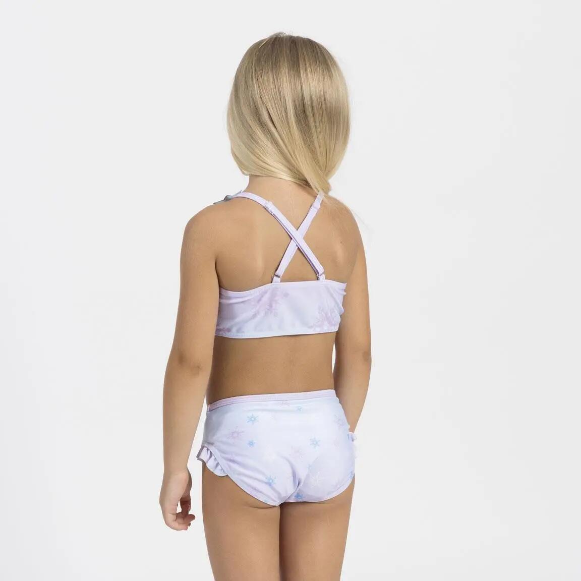 Kinder-Bikini Frozen aus Polyester und Elasthan, Mehrfarbig 3/5