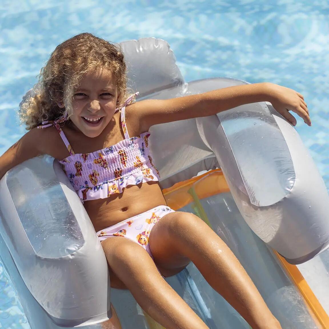 Bikini enfant Paw Patrol en polyester et élasthanne, Rose Clair 6/6