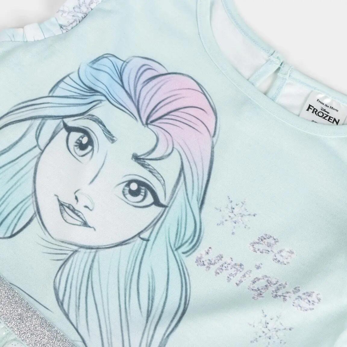 Kinderkleid Frozen aus Single-Jersey, Mehrfarbig 3/6