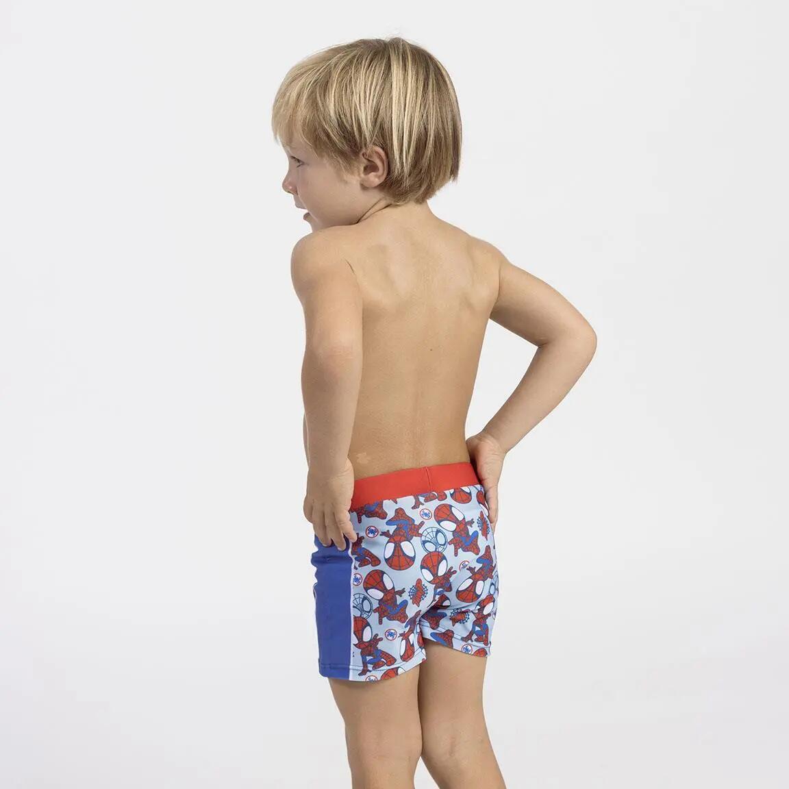 Kinder-Badeshorts Spidey aus Polyester und Elasthan, Blau 3/6