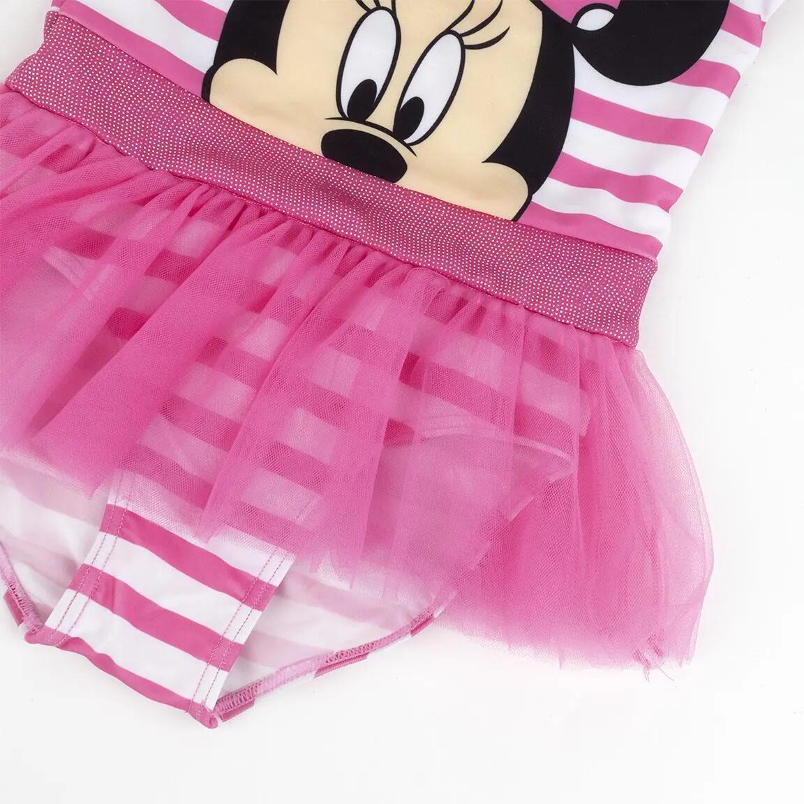 Kinder-Badeanzug Minnie Mouse einteilig, Polyester und Elasthan, Mehrfarbig 8/8