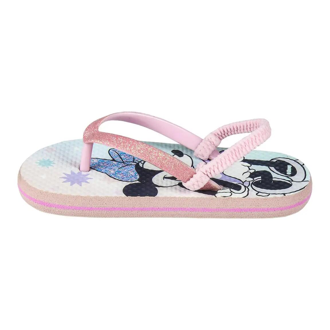 Kinder-Badelatschen Minnie Mouse aus leichtem EVA, Lila 3/4