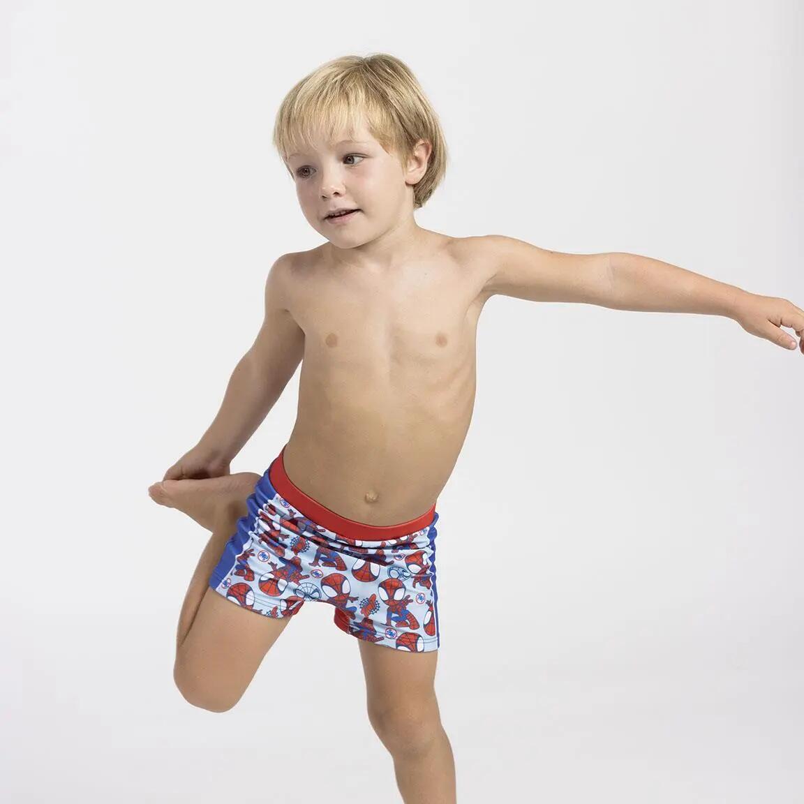 Kinder-Badeshorts Spidey aus Polyester und Elasthan, Blau 4/6