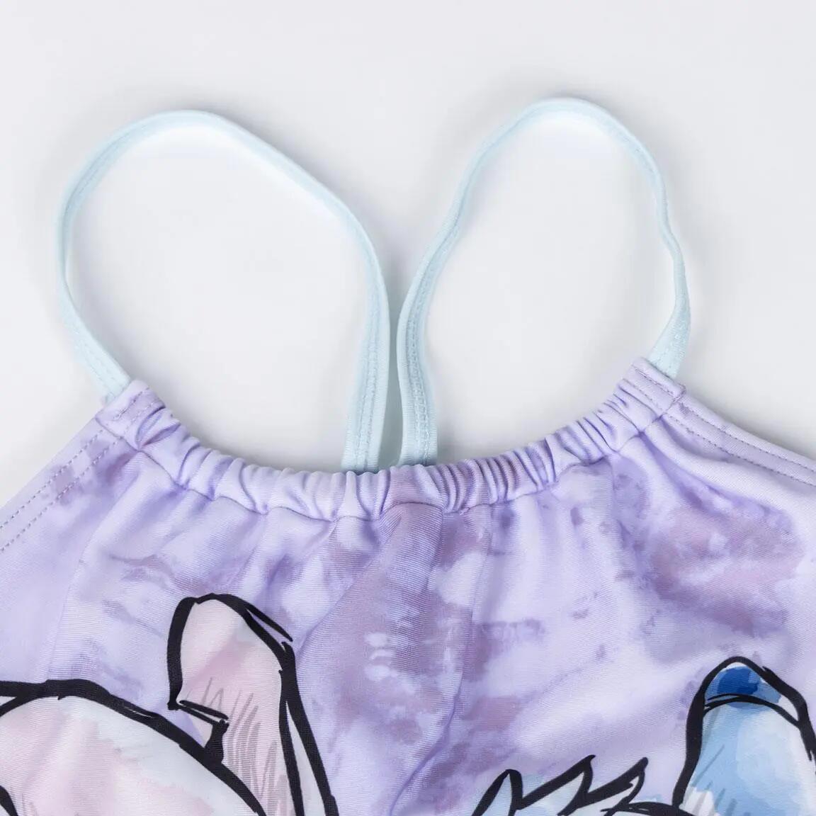 Kinder-Badeanzug einteilig, Polyester und Elasthan, Mehrfarbig 3/5