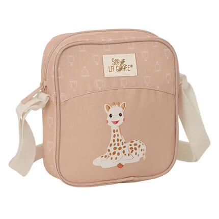 Sacoche bandoulière enfant Sophie la Girafe à sangle réglable, Multicolore