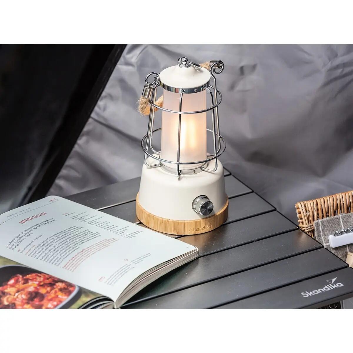 Campingová LED lampa Kiruna s powerbankou 2/11