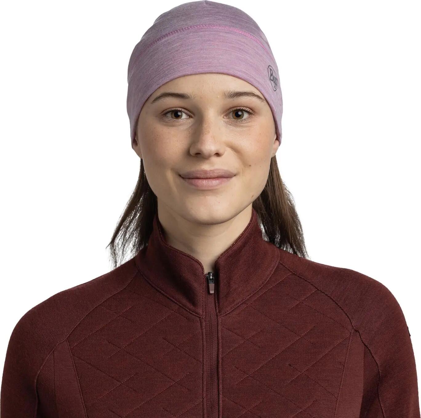 Czapka BUFF MERINO LIGHTWEIGHT BEANIE SOLID PANSY 4/7