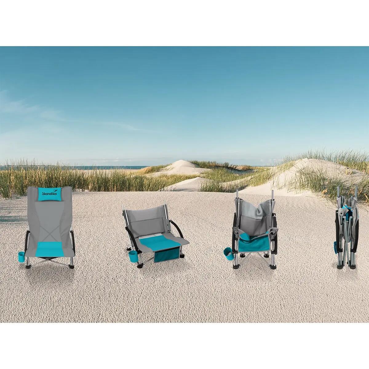 Tweedehands - Campingstoel Beach Klapstoel - Lichtgewicht, Opvouwbar, Max. 136kg 8/9