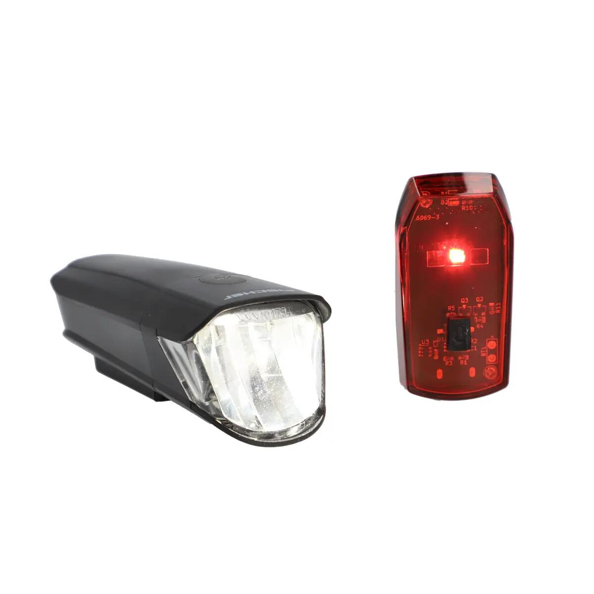 FISCHER Batterie LED-Beleuchtungs-Set 40/20 Lux 6/7