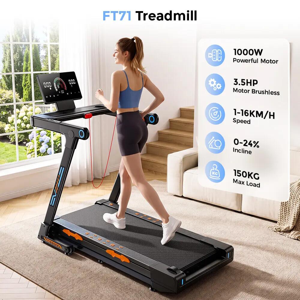 iscooter FT71 tapis roulant con 1–16 km/h, 0–24% 5/12
