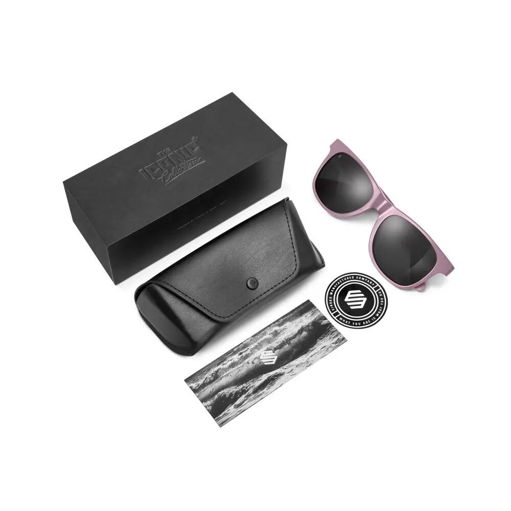 Men & Women Lifestyle Recycled acetate sunglasses Miami Mauve 6/7