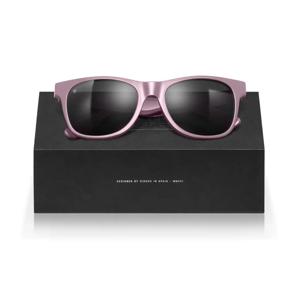 Men & Women Lifestyle Recycled acetate sunglasses Miami Mauve 5/7