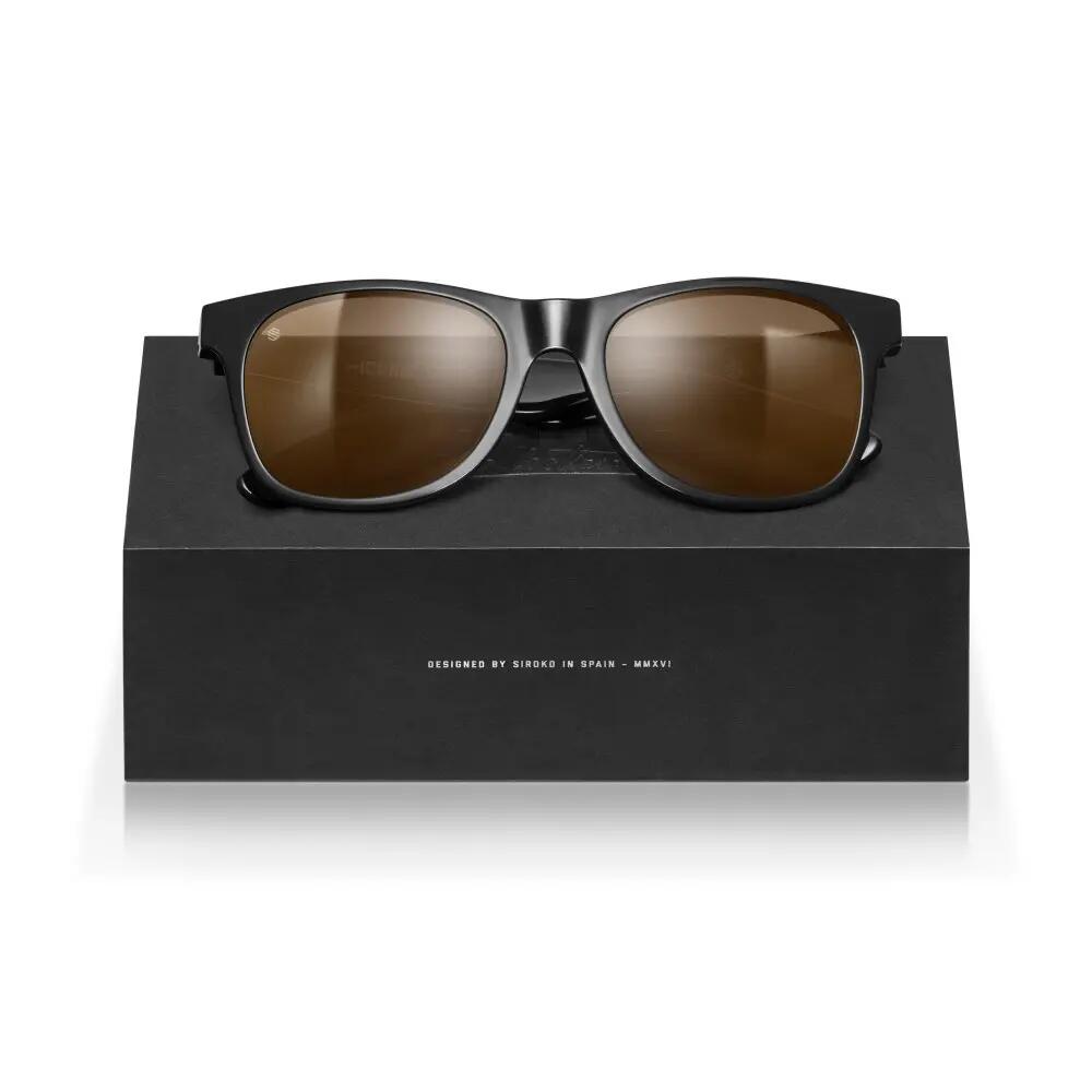 Lunettes de soleil acétate recyclé Lifestyle Homme et Femme Capri Noir 5/7
