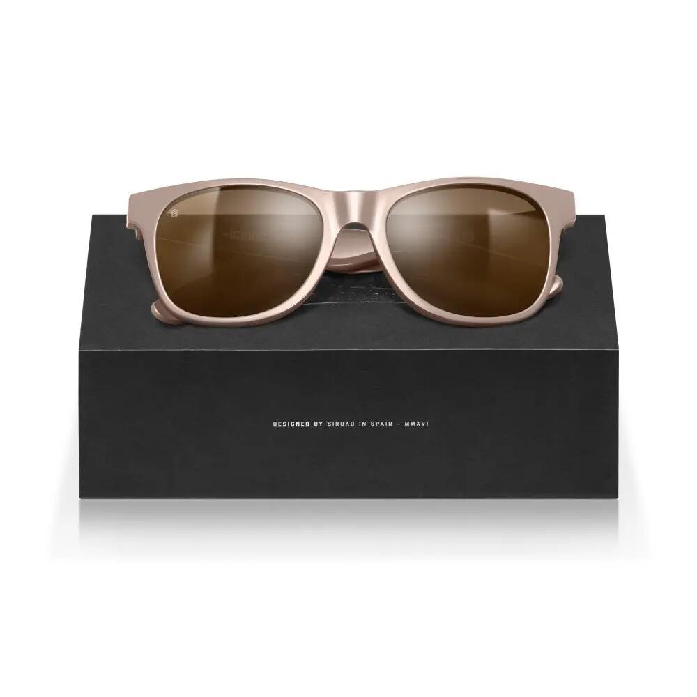Occhiali da sole in acetato riciclato Lifestyle Uomo e donna Venezia Beige 5/7