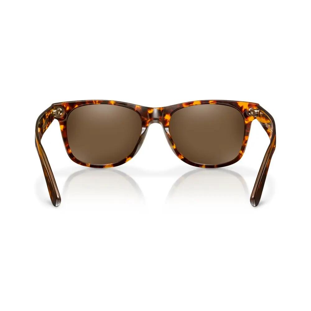 Occhiali da sole in acetato riciclato Lifestyle Uomo e donna Temple Marrone 4/7