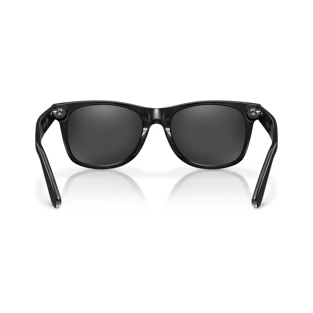 Recyklované acetátové brýle Iconic Total Black 4/7