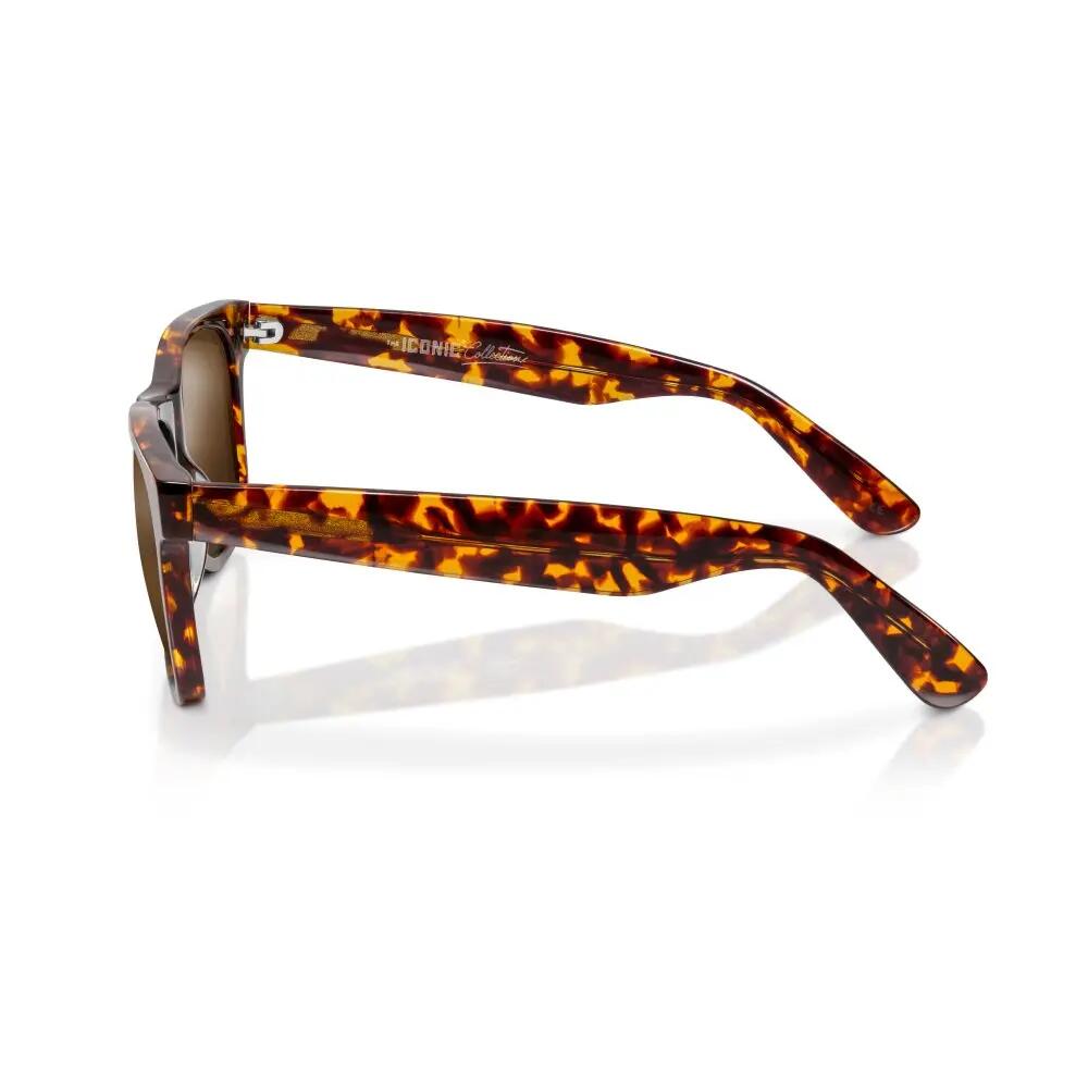 Occhiali da sole in acetato riciclato Lifestyle Uomo e donna Temple Marrone 3/7