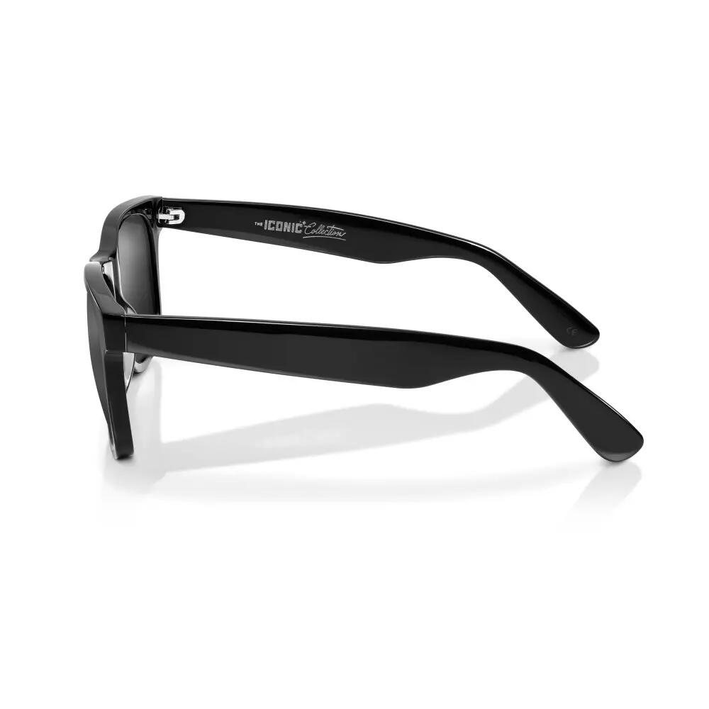 Recyklované acetátové brýle Iconic Total Black 3/7