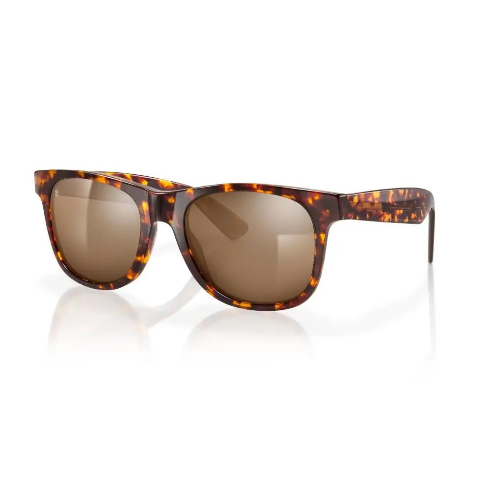 Occhiali da sole in acetato riciclato Lifestyle Uomo e donna Temple Marrone 2/7