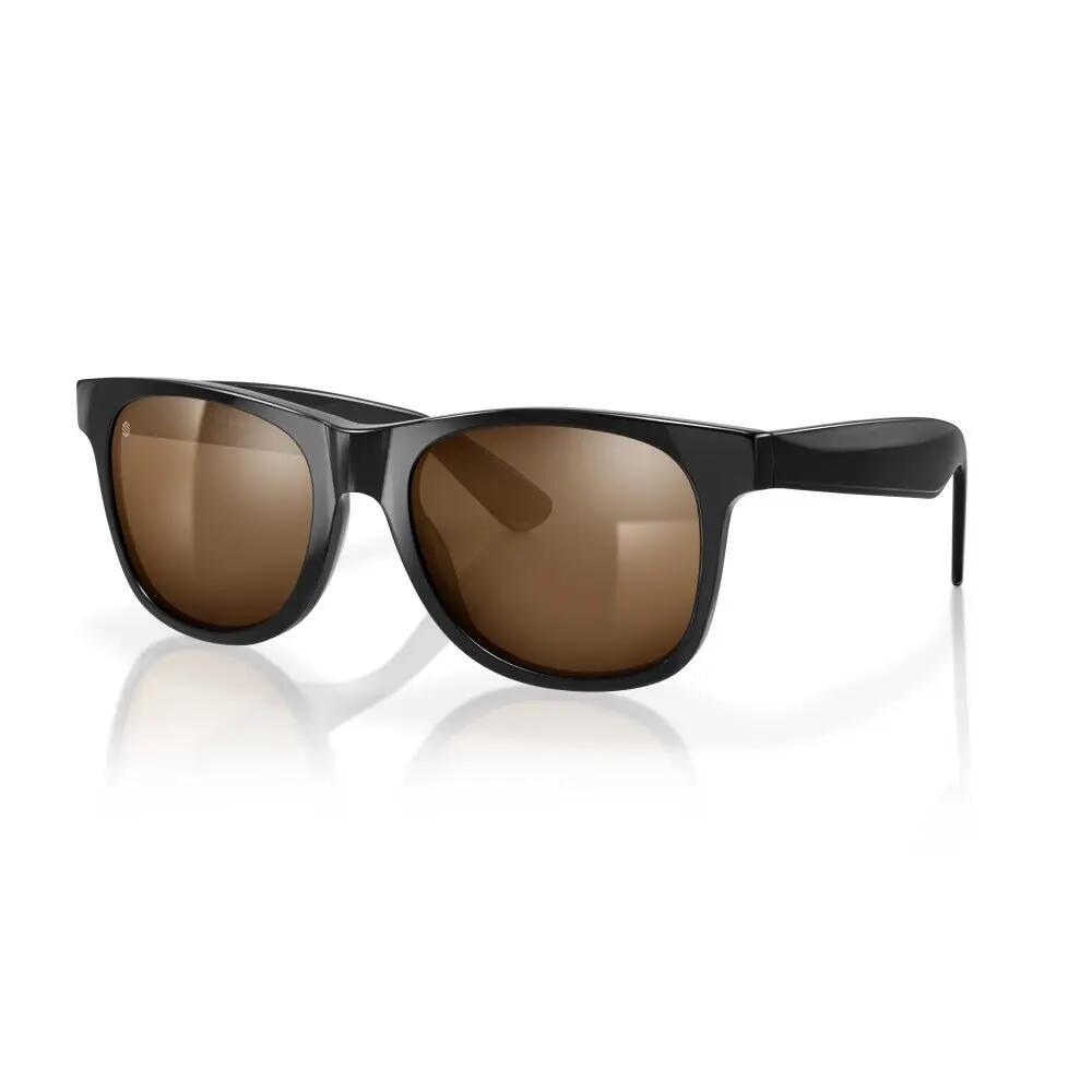 Lunettes de soleil acétate recyclé Lifestyle Homme et Femme Capri Noir 2/7