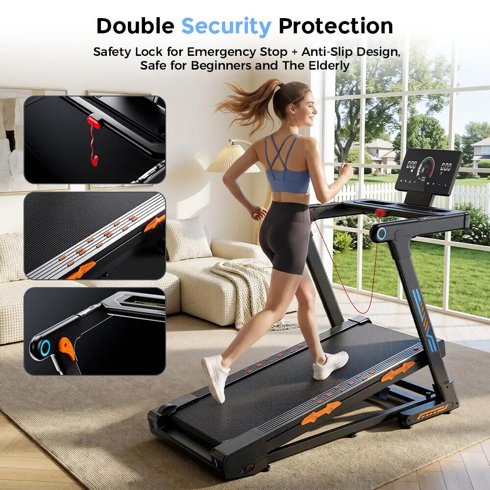 iscooter FT71 tapis roulant con 1–16 km/h, 0–24% 10/12