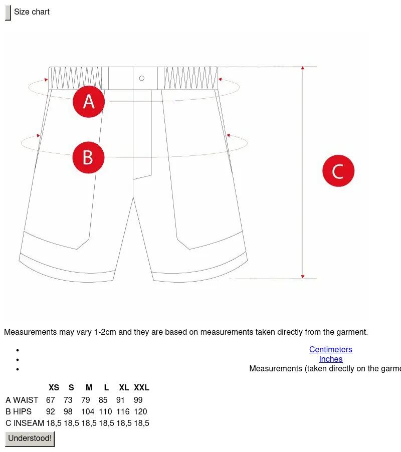Heren Wandelen waterafstotende wandelshort Range Maroon Bordeaux 7/7