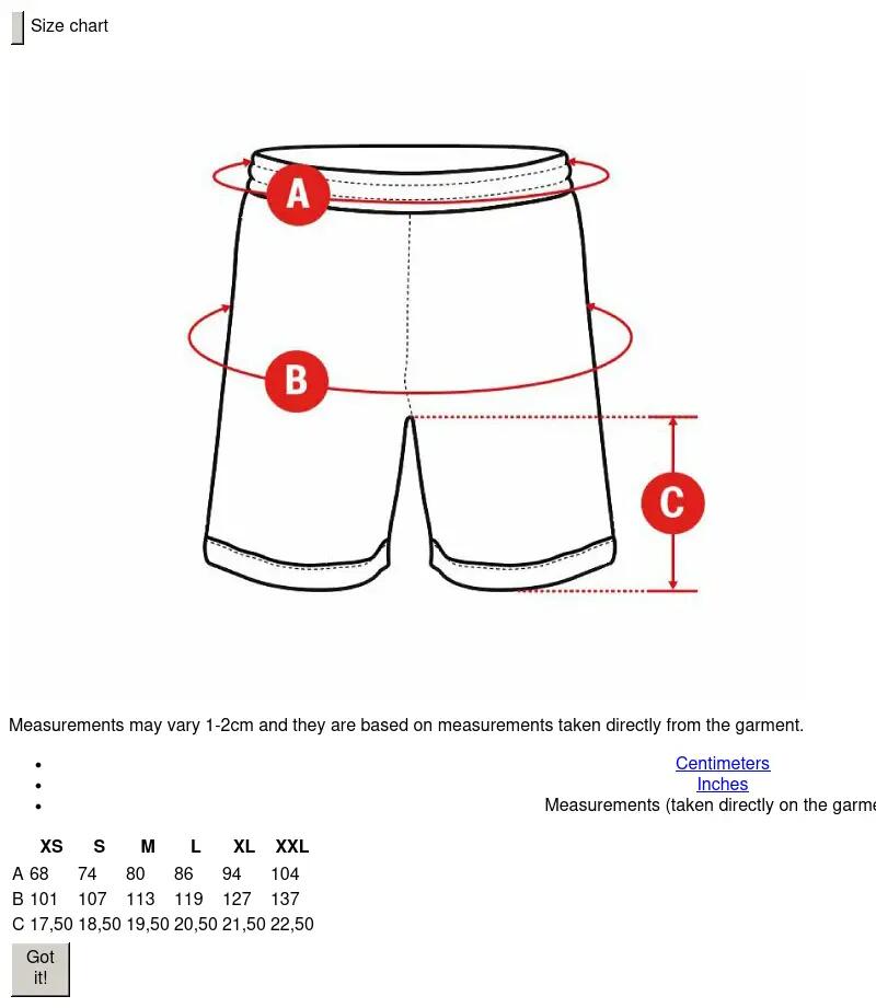Calções oficiais homem do Real Sporting de Gijón RSG Away Shorts Goalie M Ama 7/7