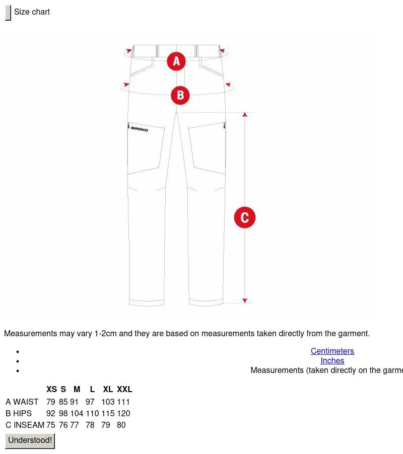 Men Hiking 's convertible pants Cairn Pink Pink 7/7