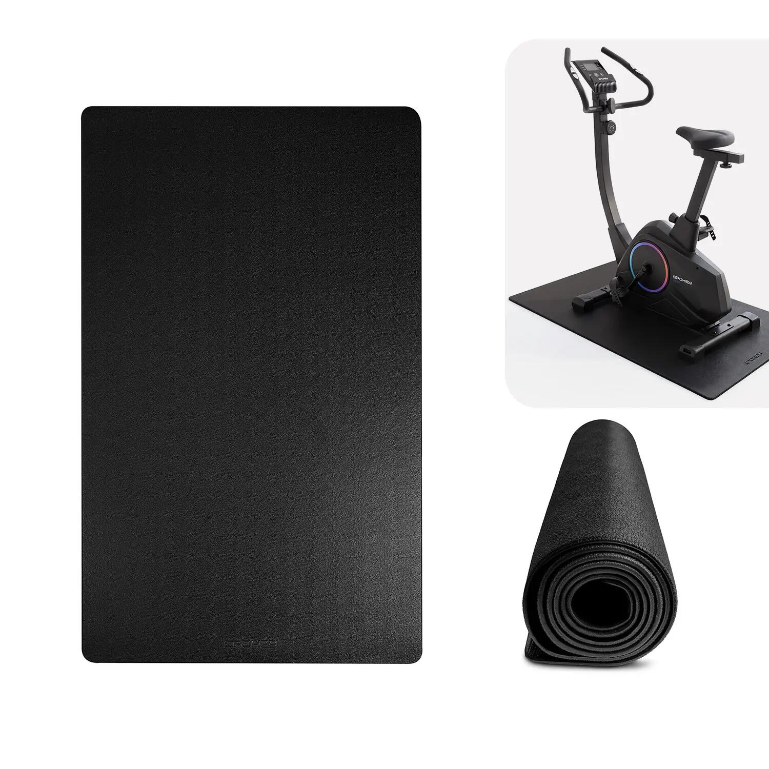 Tapis De Yoga Fitness Motif/style Uni (Noir) Taille unique 1/7