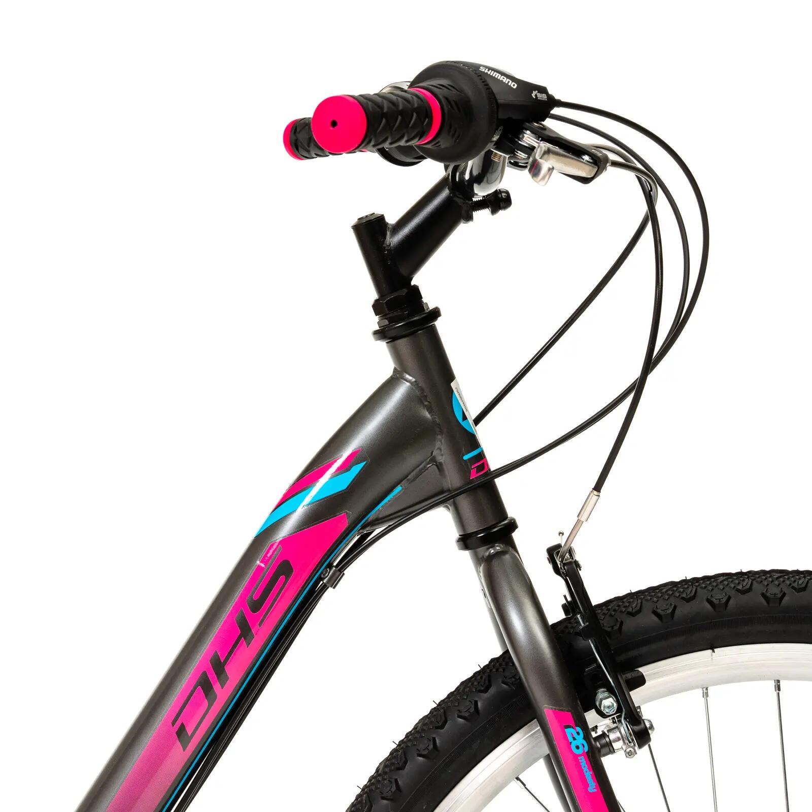 DHS Modesty stadsfiets - 26 inch, grijs 9/10