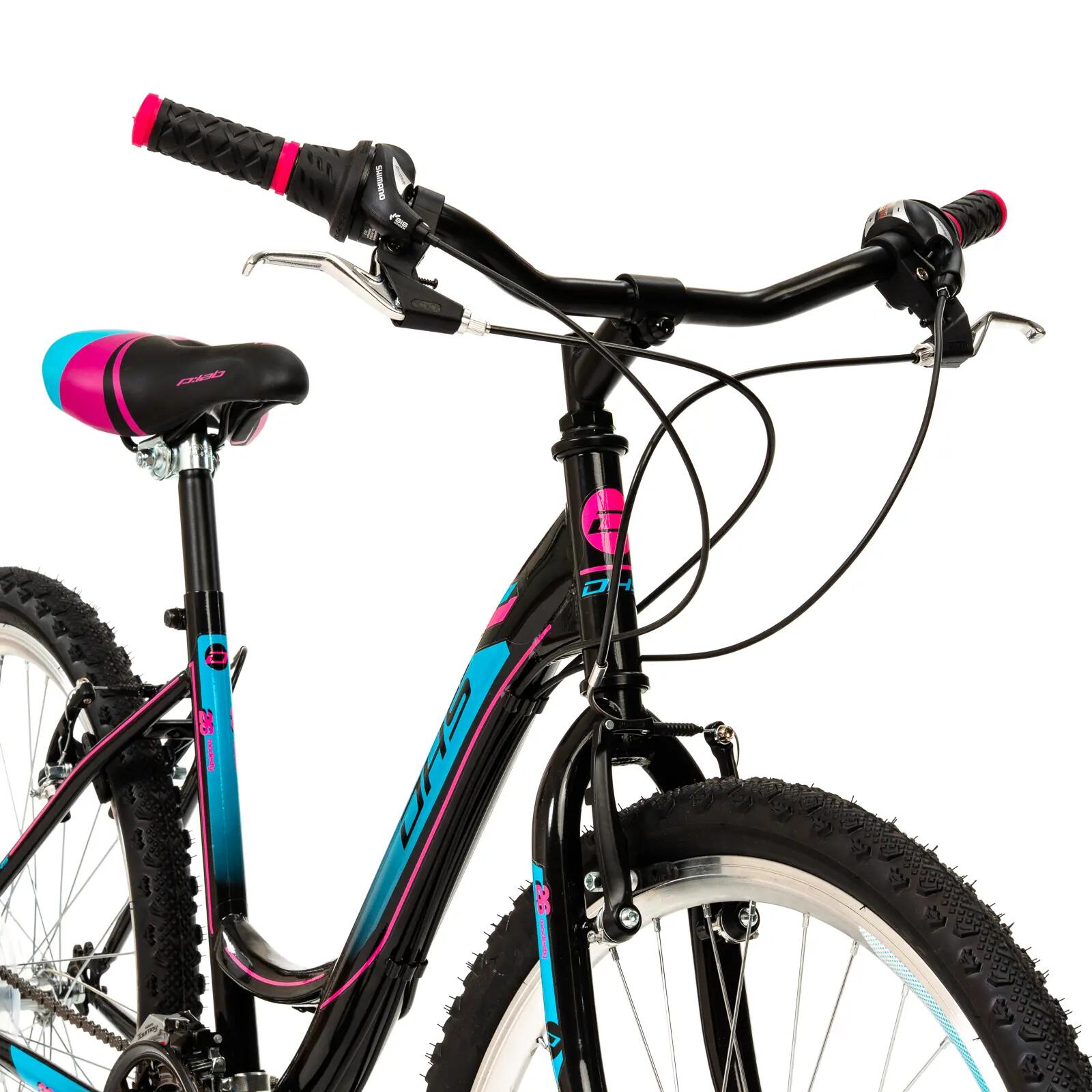 DHS Modesty stadsfiets - 26 inch, zwart 8/10