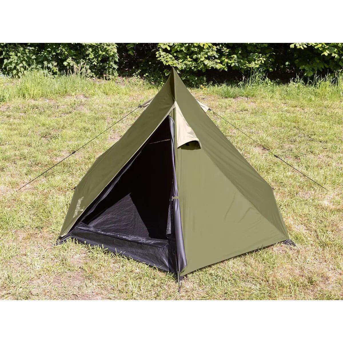 Tenda de trekking - Hemus 2 Sleeper - Campismo - 2 pessoas - cabana preta 4/14