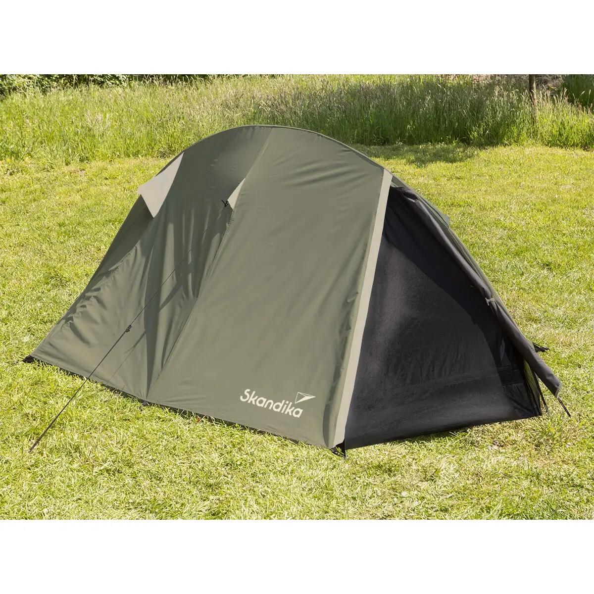 Tenda de trekking - Hemus 2 Sleeper - Campismo - 2 pessoas - cabana preta 3/14