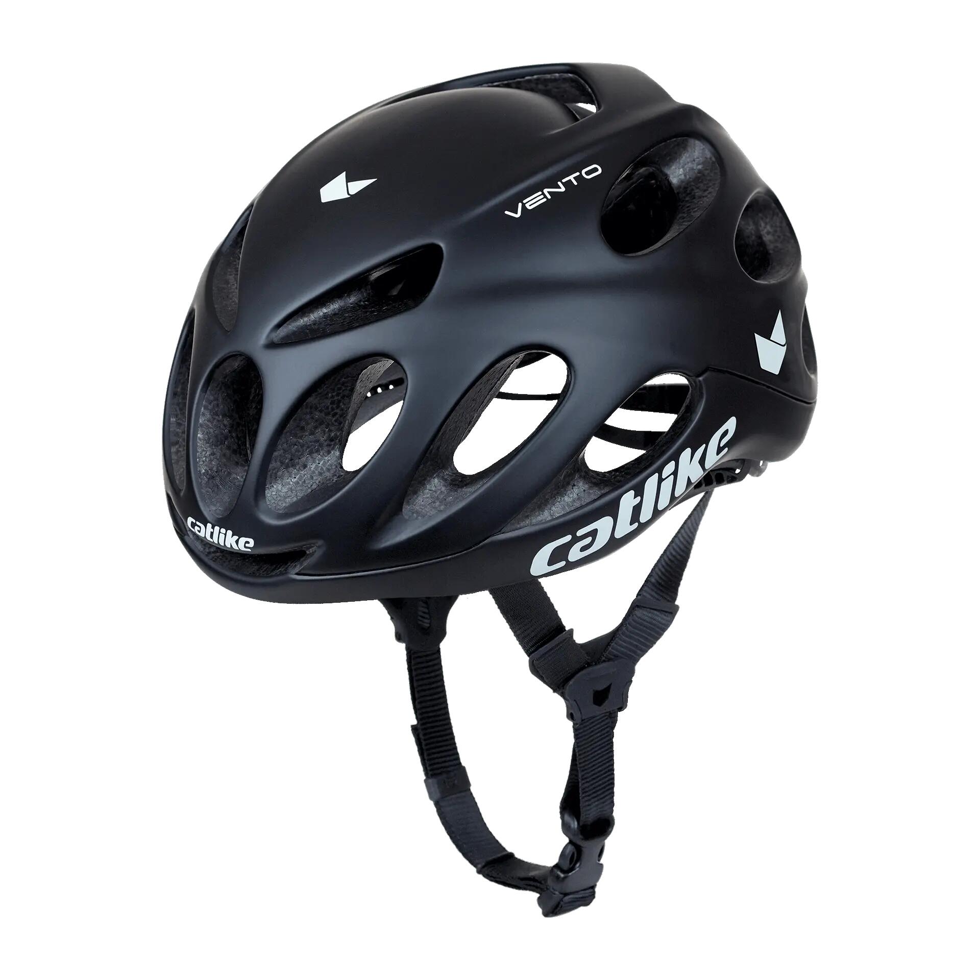 CATLIKE Vento Aero Fahrradhelm Rennrad / MTB / Gravel Schwarz Metallic Matt 5/7