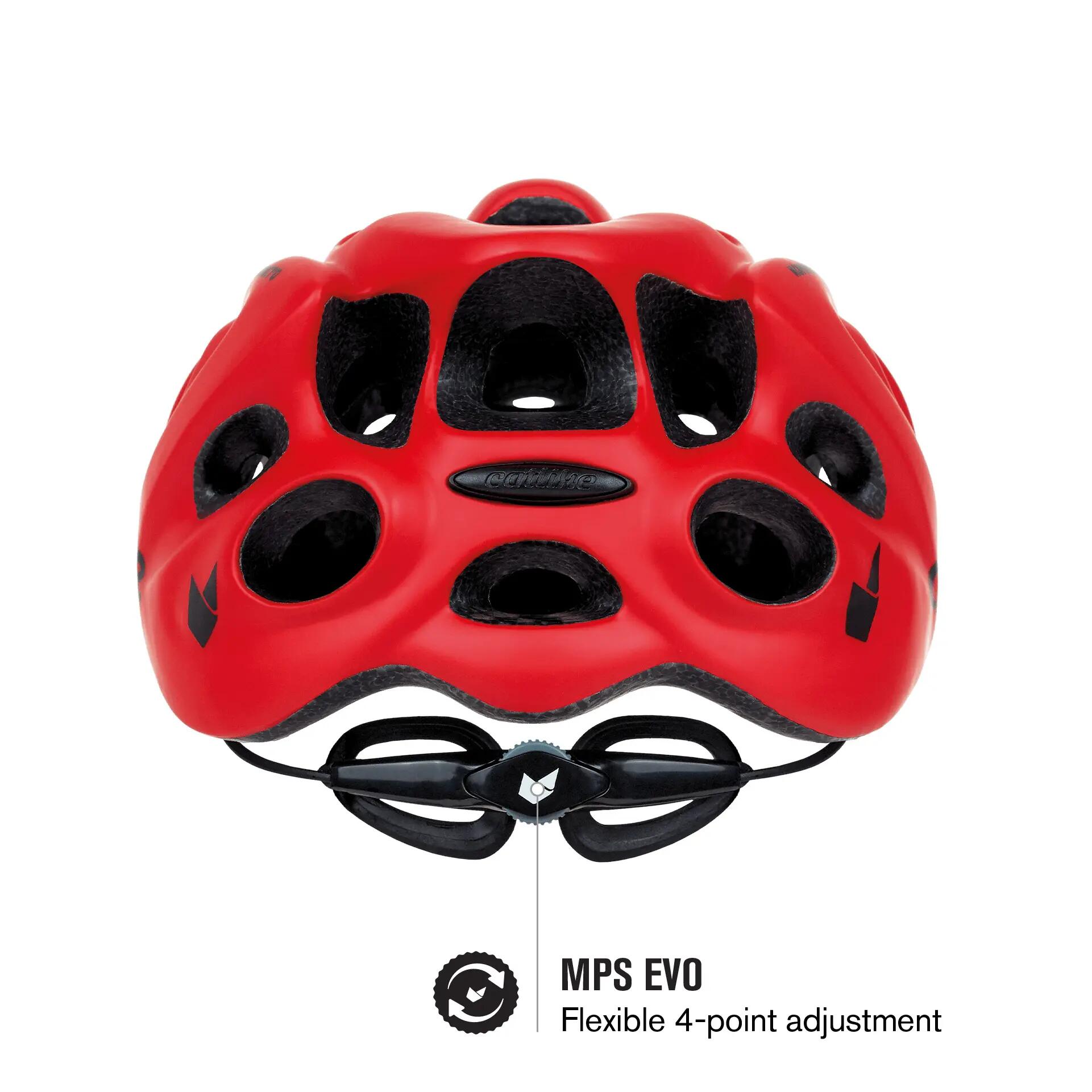 Catlike Kompact’O Casque Vélo Urbain et Loisirs Rouge Mat 5/7