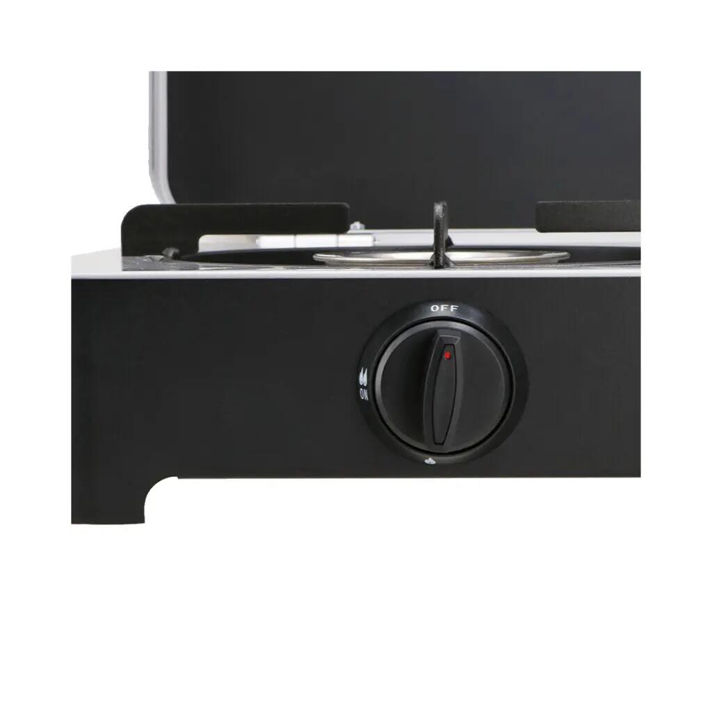 Dvouplotýnkový plynový vařič Mestic gas cooker MGCP-1200 30mbar 3/8
