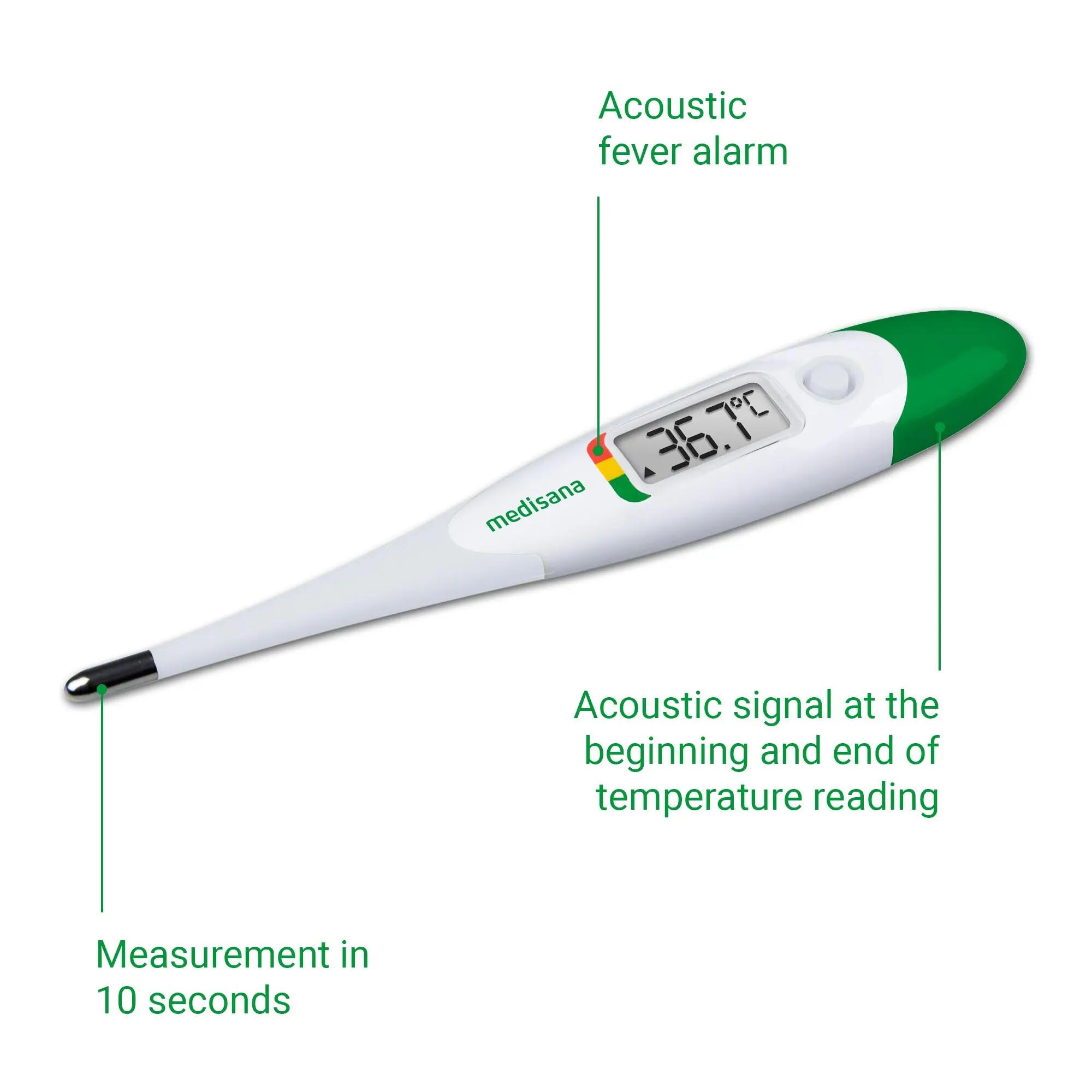 medisana TM 705 mesure rapide et précise, sonde flexible 5/6