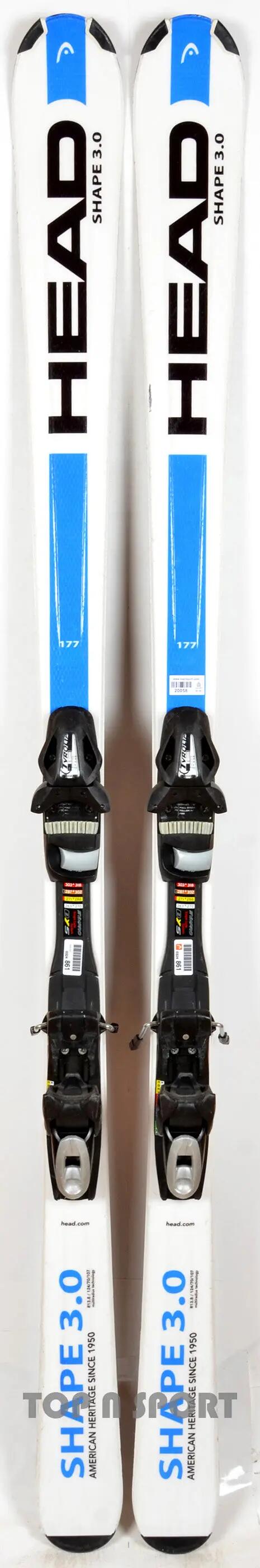 RECONDITIONNE - Skis Head SHAPE 3.0 white / blue - BON 2/3