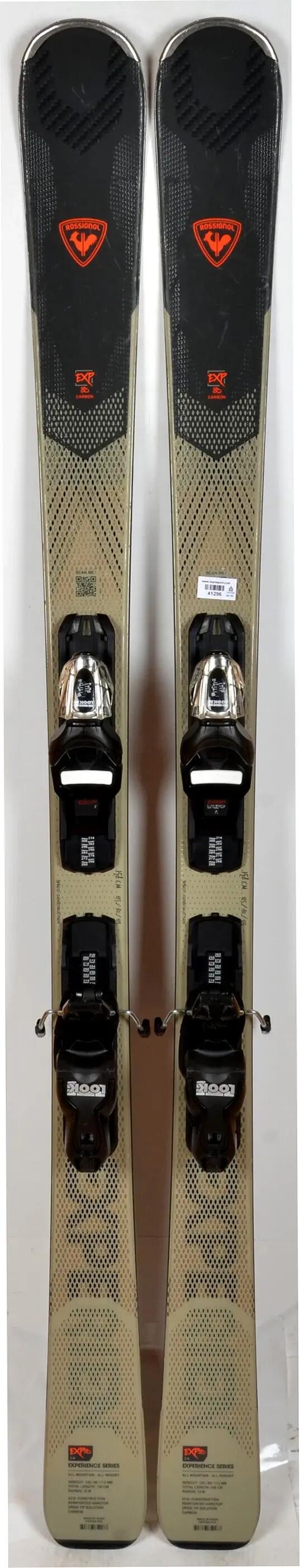 RECONDITIONNE - Skis Rossignol EXPERIENCE 80 Carbon brown - BON 1/1