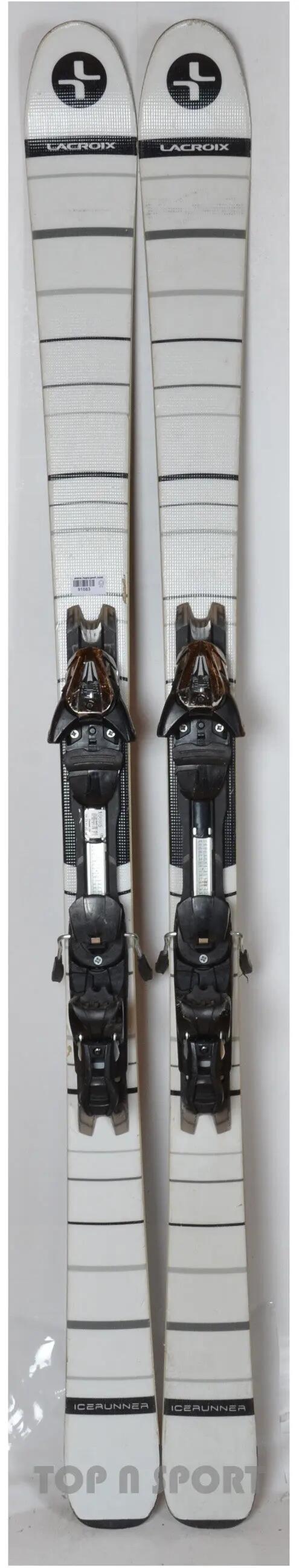 RECONDITIONNE - Skis Lacroix ICERUNNER white - BON 4/5