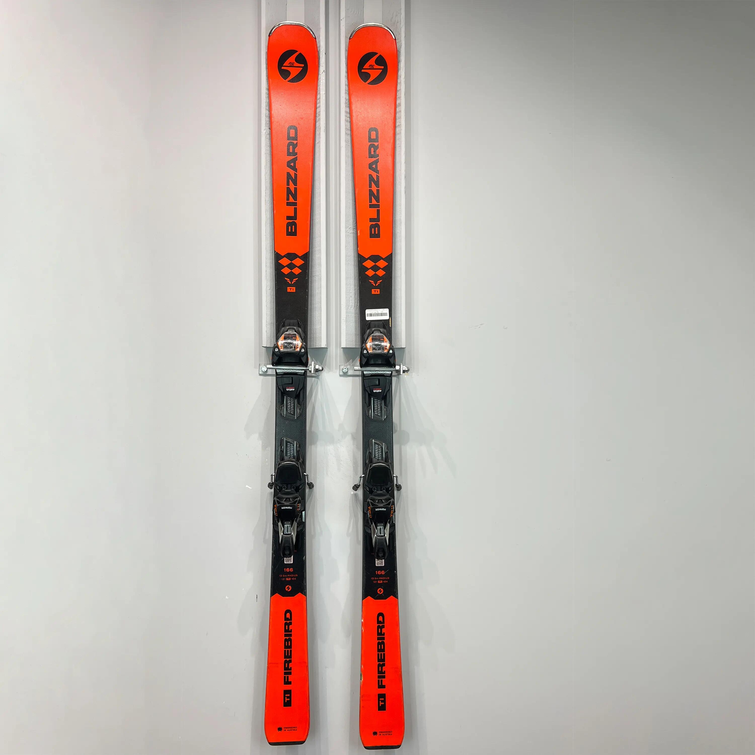 Refurbished - Hochleistungski  Blizzard Firebird Ti + TPC 10 Carving Ski - 166 5/6