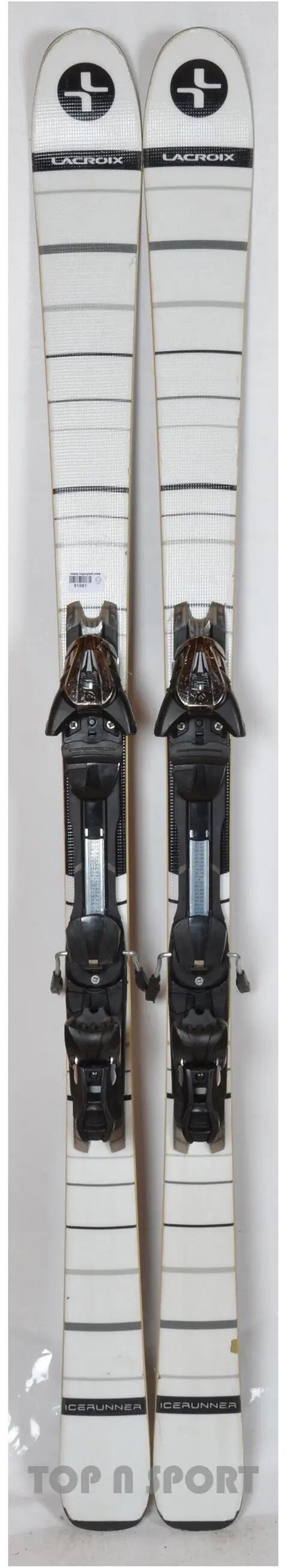 RECONDITIONNE - Skis Lacroix ICERUNNER white - BON 2/5