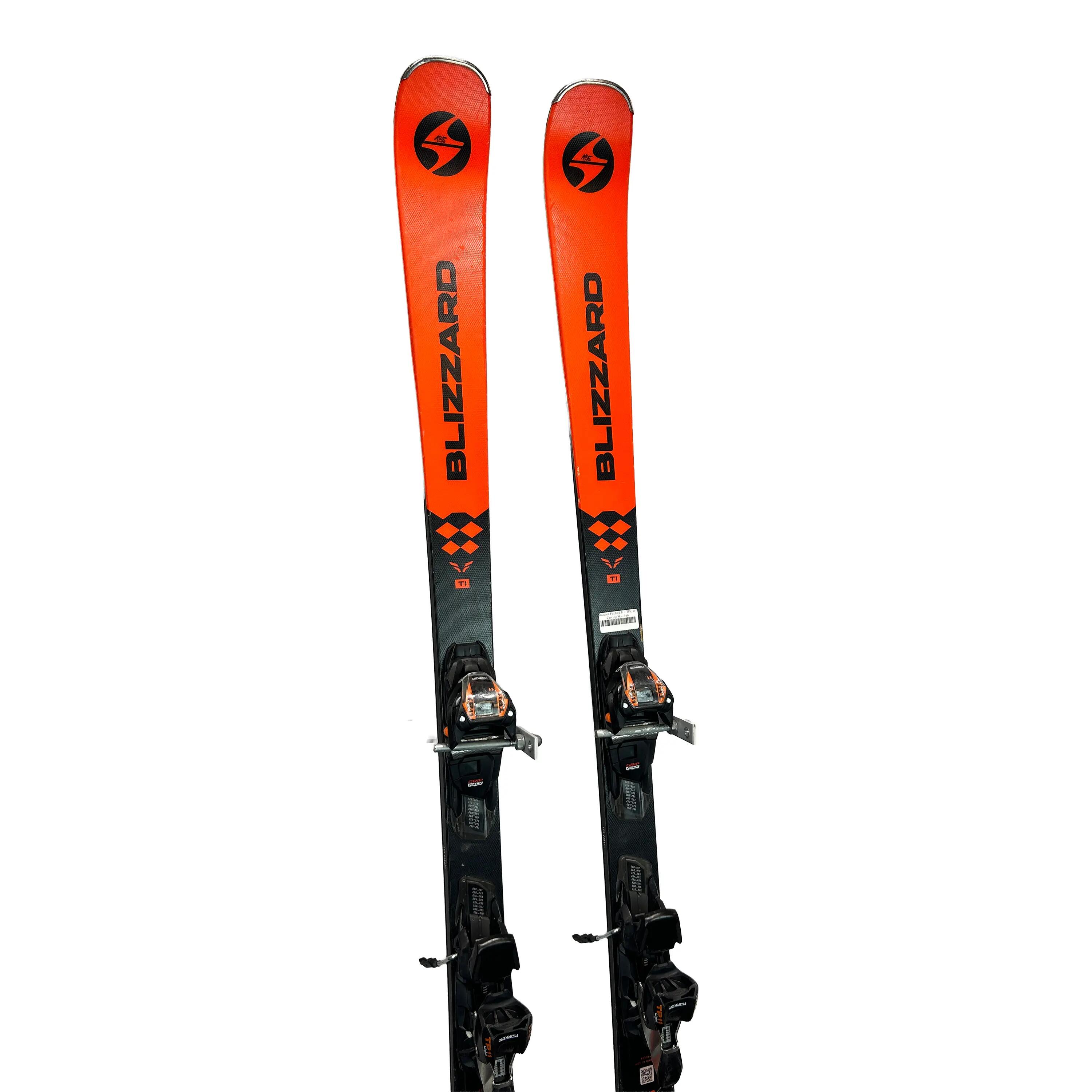 Refurbished - Hochleistungski  Blizzard Firebird Ti + TPC 10 Carving Ski - 166 3/6