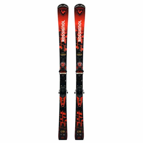 Reconditionné - Ski Rossignol Hero Carve Fiberglass + Look NX 12 GW - 162