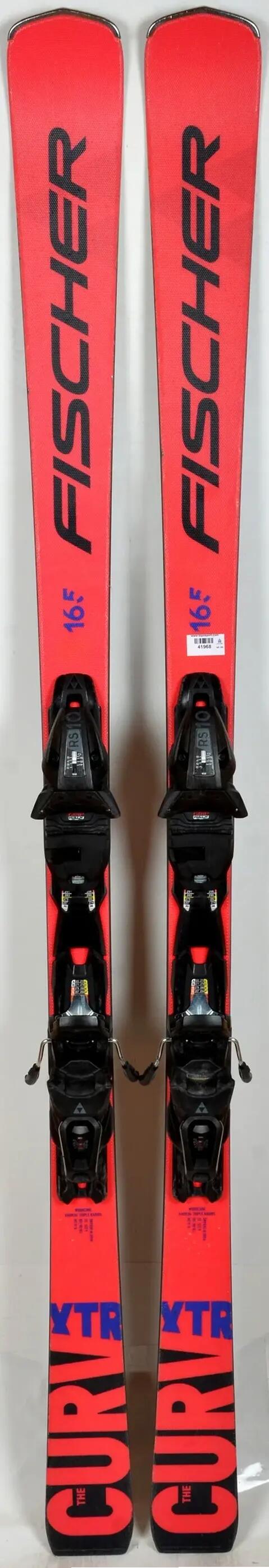 RECONDITIONNE - Skis Fischer RC4 THE CURV XTR full red - BON 1/1