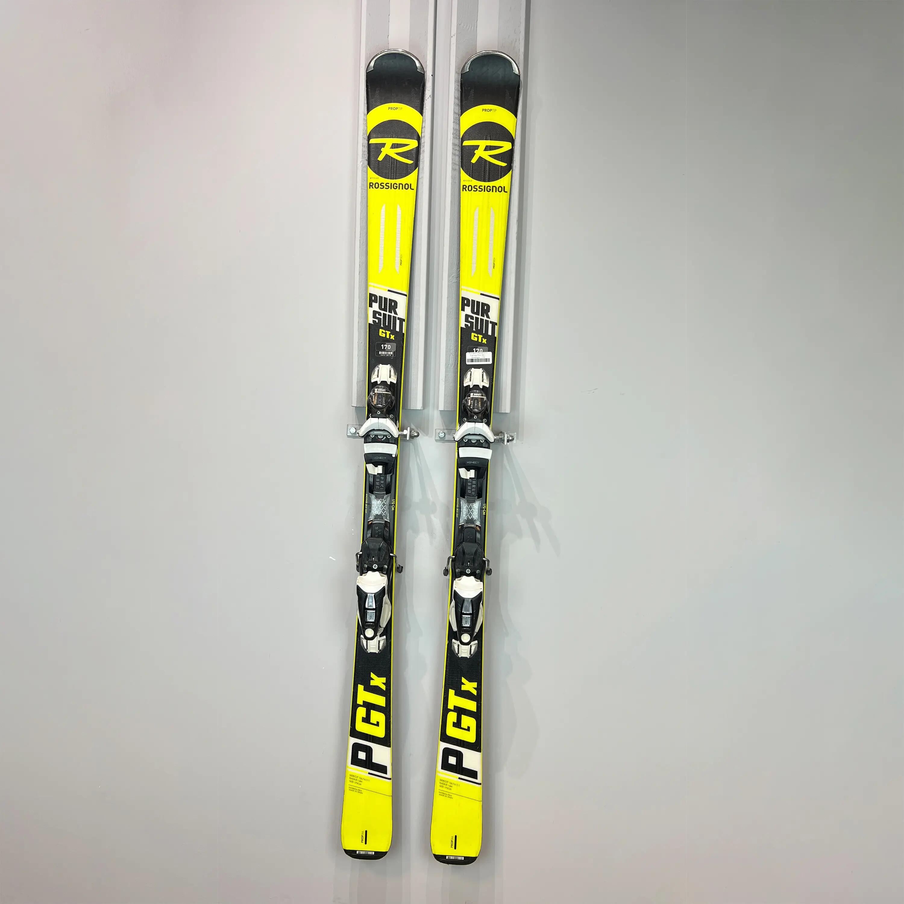 Reconditionné - Ski Rossignol Pursuit GTx Carving Piste Ski + Bindingen - 170 5/6